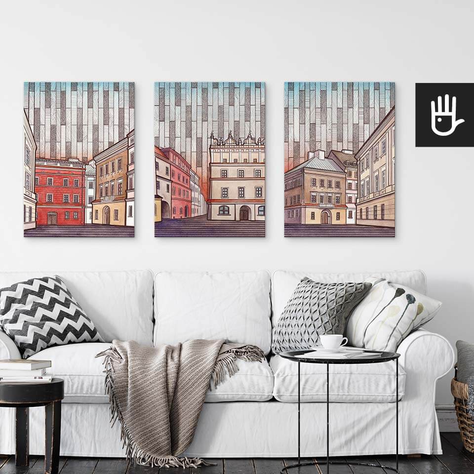 Lublin obraz canvas kamienice galeria