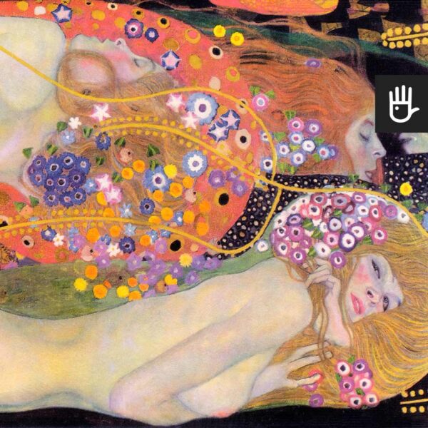 Fototapeta Klimt z wielobrawną reprodukcją obrazu Gustawa Klimta