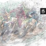 Fototapeta Wyścig crossowy